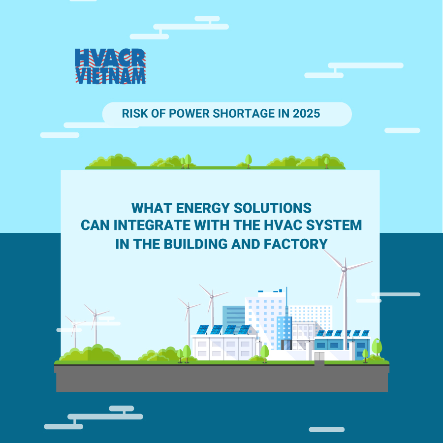 [INFOGRAPHIC] Risk of power shortage in 2025. What energy solutions can integrate with the HVAC system in the building and factory?